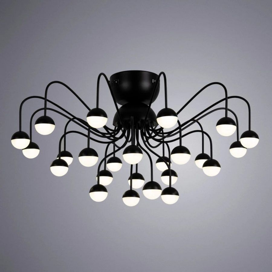 Потолочная люстра Arte Lamp DEXTER A3619PL-24BK