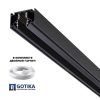 Шинопровод для монтажа в натяжной потолок длина 3м Novotech Flum 135356