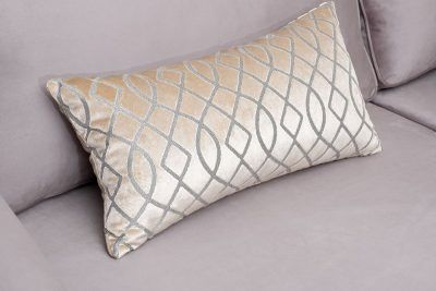 Диван Треви(Trevi) 230М(К) трехм раскл с кантом серый Colt032+Melody 232*103*88см