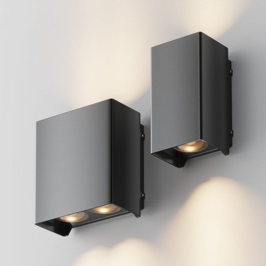 Уличный настенный светильник Outdoor O570WL-L10B3K