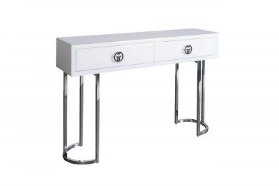 KFG16702 Консоль GD 2 ящика белая 120*30*78см