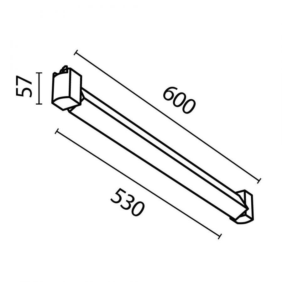 Трековый светильник Technical TR104-1-20W4K-B