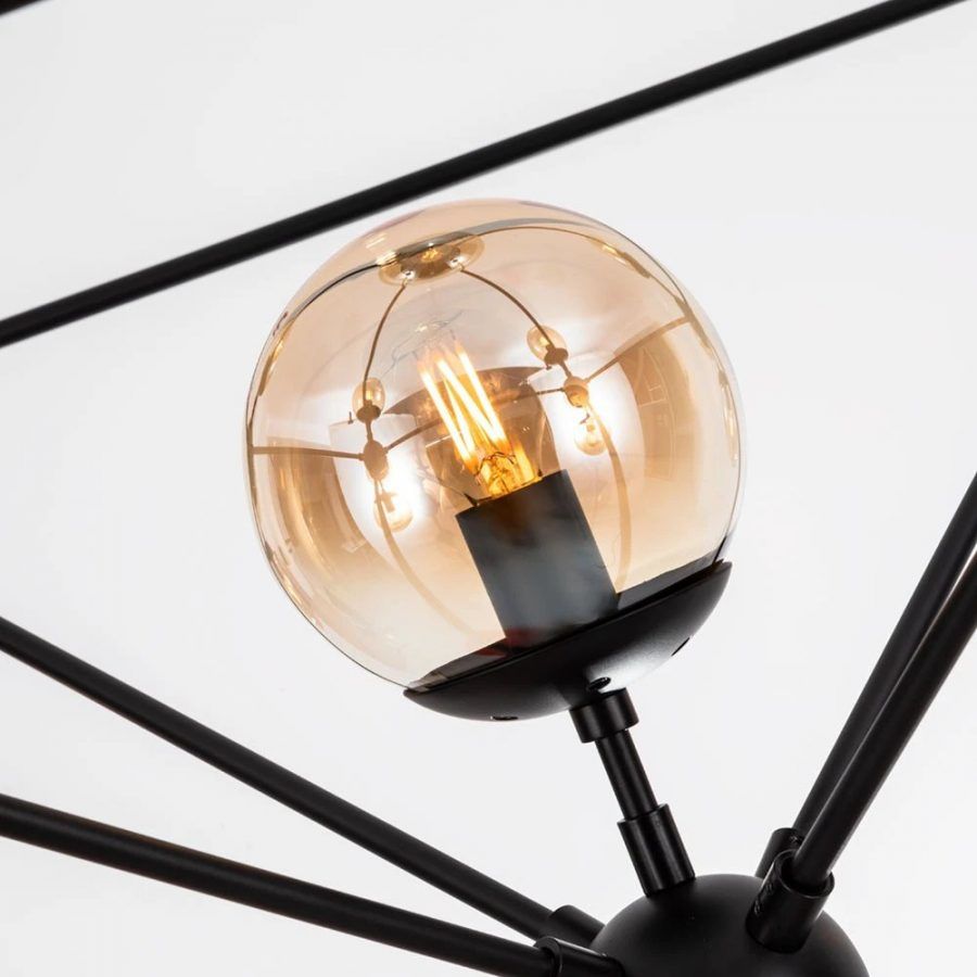 Люстра на штанге Arte Lamp BOLLA A1664SP-15BK