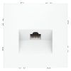 Розетка компьютерная встраиваемая VOLTUM S70 RJ45 кат.6, (белый матовый)