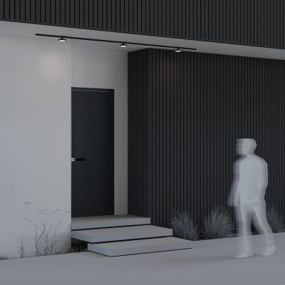 Уличный трековый светильник Outdoor O-TR01-1-F-12WB3K
