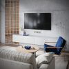 Розетка телевизионная встраиваемая VOLTUM S70 TV+RJ45 кат. 6, (шелк)
