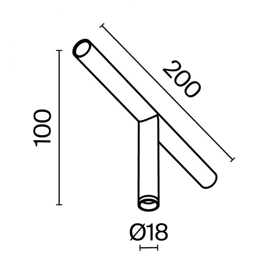 Светильник Technical C102CL-3W3-6K-B