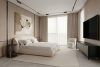 Кровать Палаццо(Palazzo) 160 без мех.рогожка св.бежевая Norton-SVBEG 198*240*90см