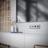 Розетка телевизионная встраиваемая VOLTUM S70 TV+RJ45 кат. 6, (кашемир)