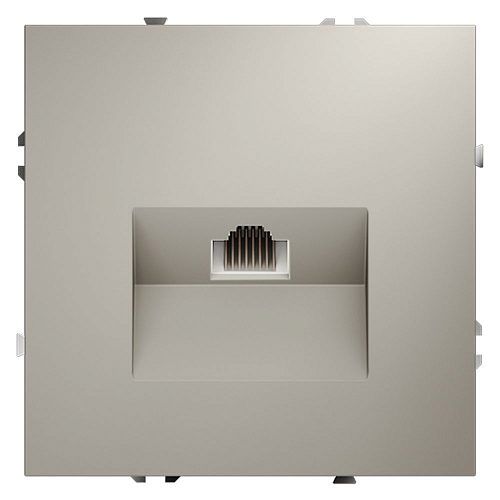 Розетка компьютерная встраиваемая VOLTUM S70 RJ45 кат.6, (кашемир)