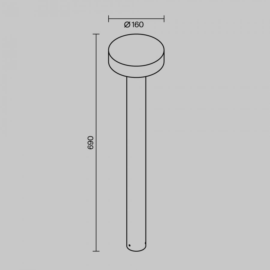 Ландшафтный светильник Outdoor O536FL-L10GR3K