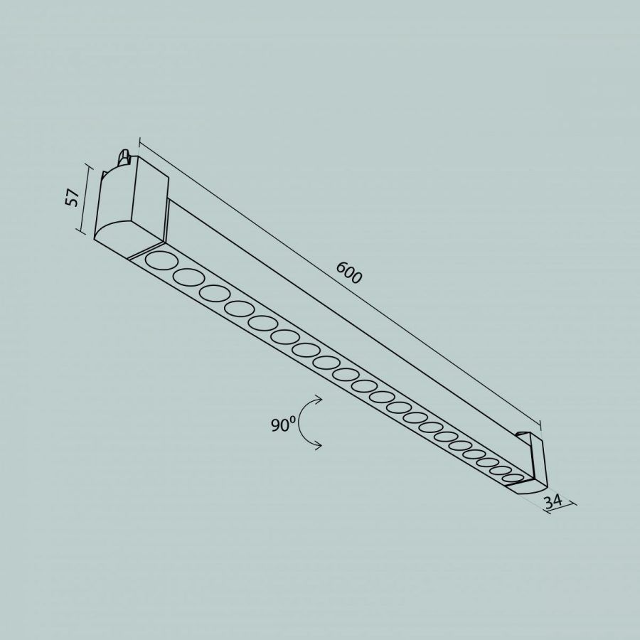 Трековый светильник Technical TR010-1-20W3K-M-W