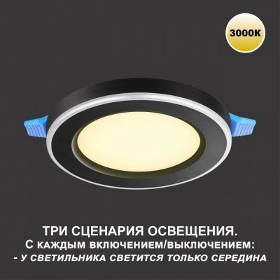 Светильник встраиваемый светодиодный Novotech Span 359023