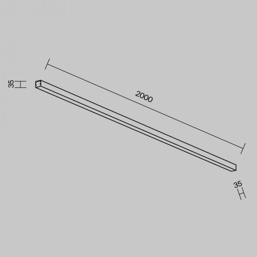 Линейный светильник Technical LL311015