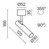 Потолочный светильник Technical C141CL-L125-6W3K-B