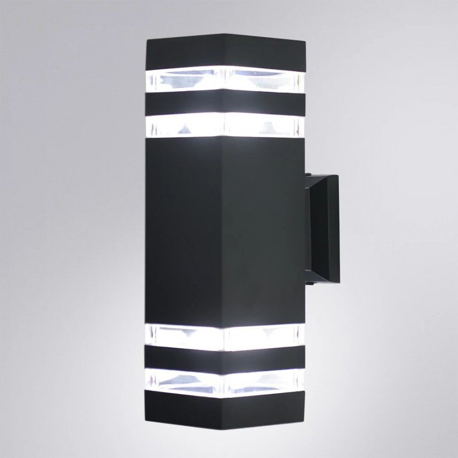 Уличный настенный светильник Arte lamp HEATHER A4413AL-2BK