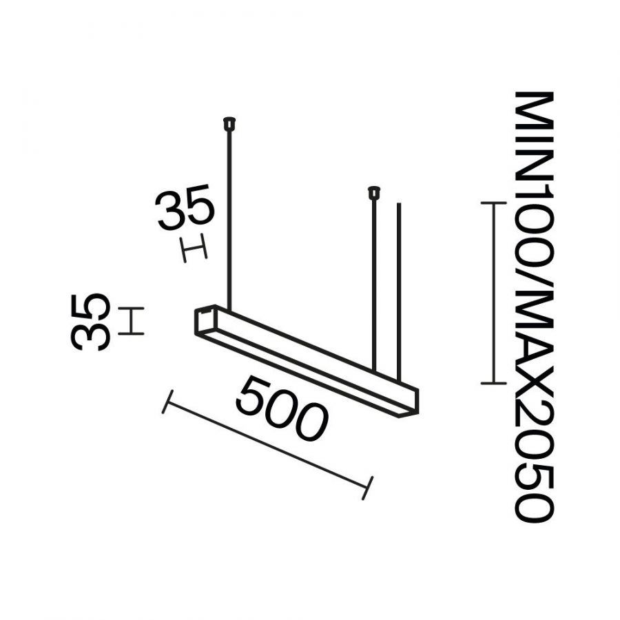 Линейный светильник Technical LL312002