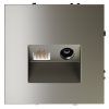 Розетка телевизионная встраиваемая VOLTUM S70 TV+RJ45 кат. 6, (шелк)