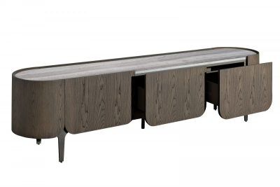 58DB-24230 Тумба под телевизор Травертин (Travertine) 220*42*52,5см