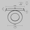 Встраиваемый светильник Technical DL102-12W3K-B