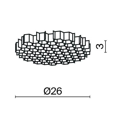 Комплектующие для светильника Technical HoneyComb-D26