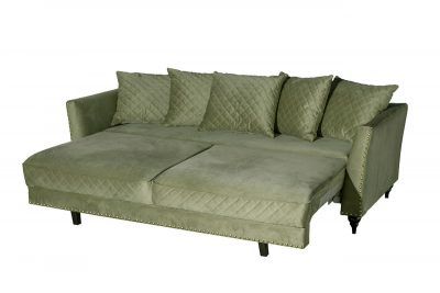 Диван Сорренто(Sorrento) 230M трехм.раск,велюр оливковый Colt1002-OLIV 230*101*86
