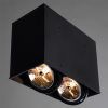 Точечный накладной светильник Arte Lamp CARDANI GRANDE A5936PL-2BK