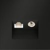 Розетка телевизионная встраиваемая VOLTUM S70 TV+RJ45 кат. 6, (черный матовый)