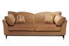 Диван Сиена(Siena)/BD трехм.без мех.,велюр коричневый Colt004 228*92*92см