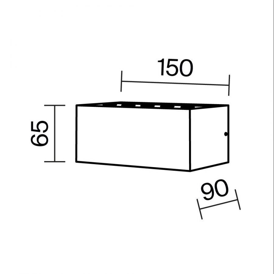 Уличный настенный светильник Outdoor O428WL-L10B3K1
