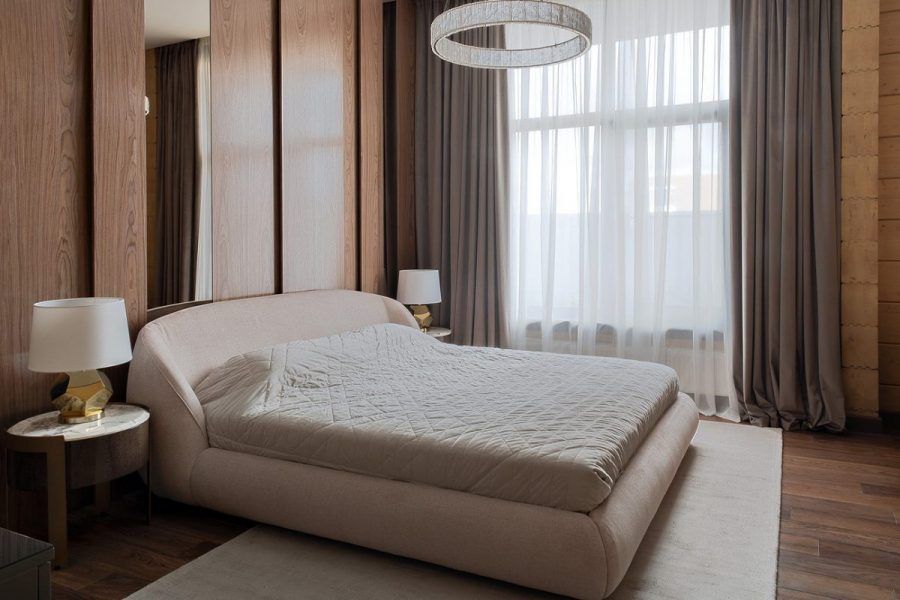 Кровать Палаццо(Palazzo) 160 без мех.рогожка св.бежевая Norton-SVBEG 198*240*90см