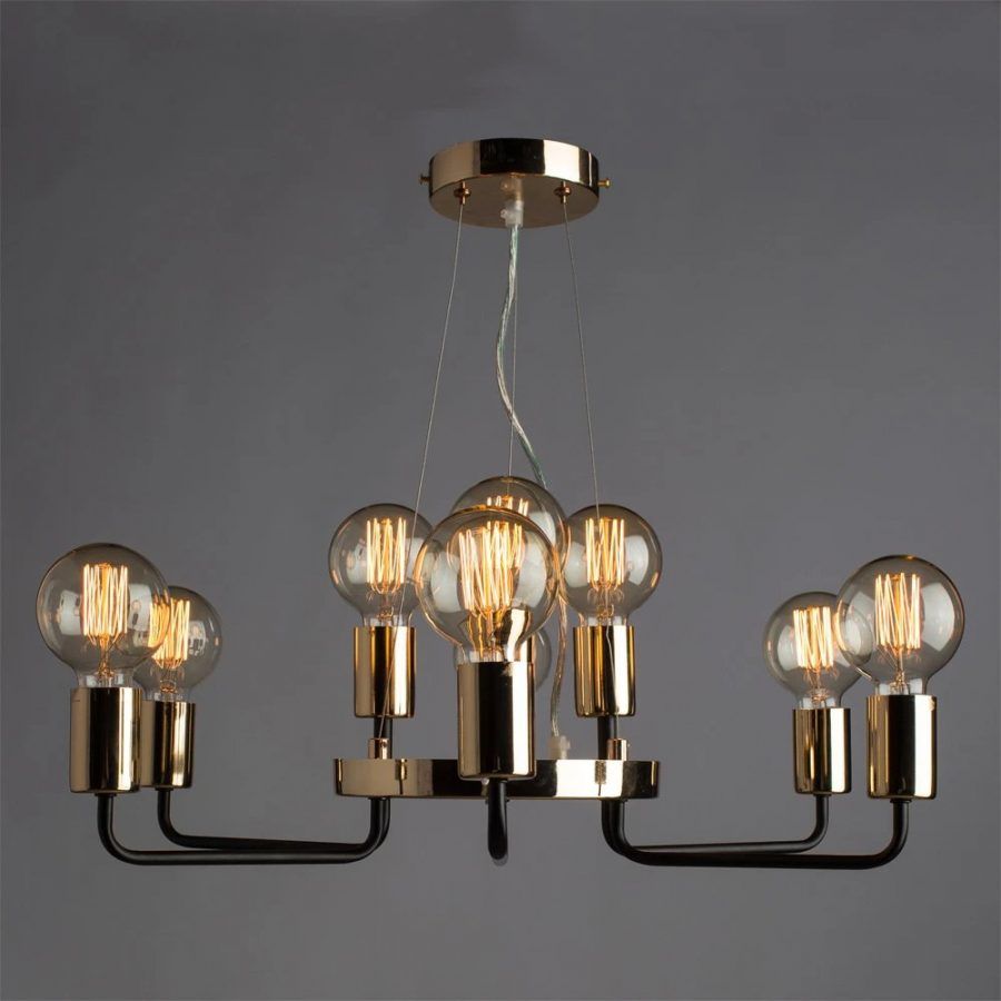 Подвесная люстра Arte Lamp GELO A6001LM-9BK