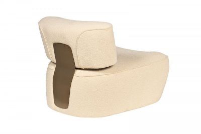 58DB-23052 Кресло ткань букле бежевое 85*79*69см