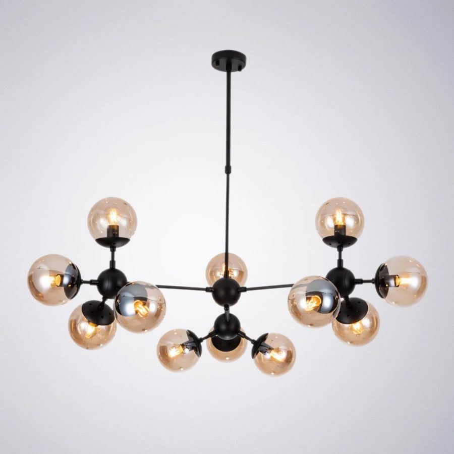 Люстра на штанге Arte Lamp BOLLA A1664SP-12BK