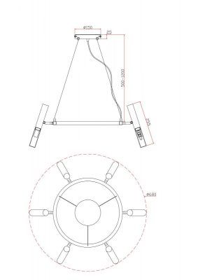 Люстра Freya FR6109PL-06CH