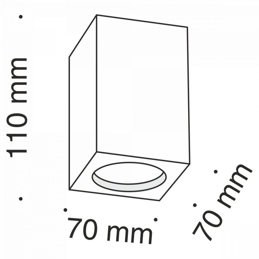 Потолочный светильник Technical C005CW-01W