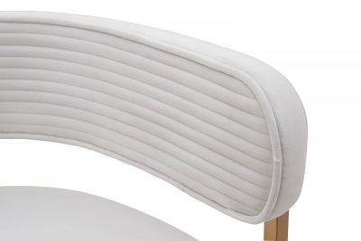 GY-85040 Стул велюр светло-серый/матовое золото 60*55*73см