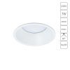 Точечный встраиваемый светильник Arte Lamp FRAME A7993PL-1WH