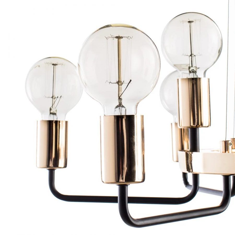 Подвесная люстра Arte Lamp GELO A6001LM-9BK