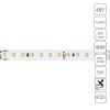 Светодиодная лента 48V 7,2W/m 3000К 5м Arte Lamp TAPE A4812010-01-3K