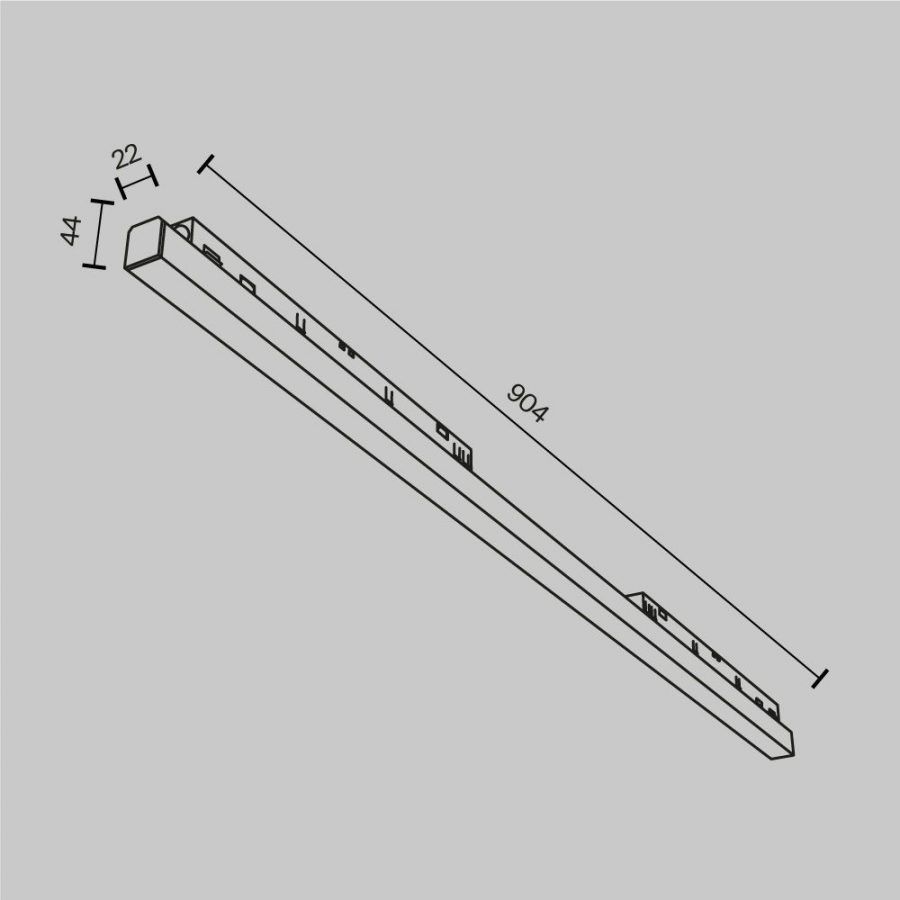 Трековый светильник Technical TR030-2-30W3K-B