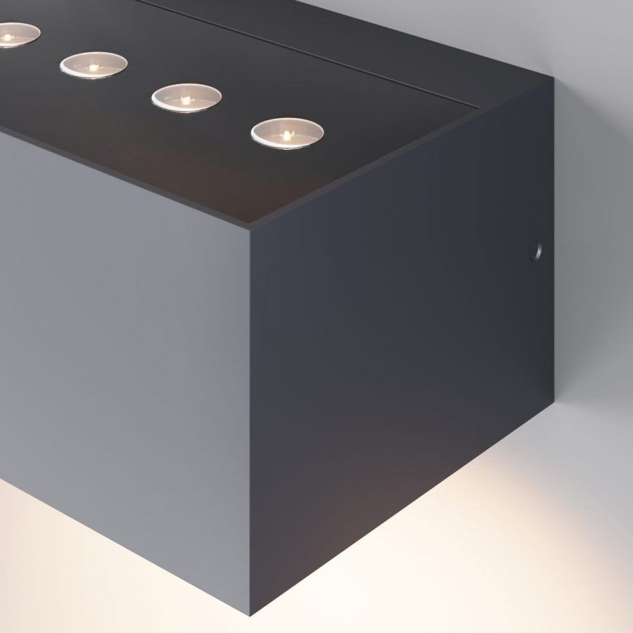 Уличный настенный светильник Outdoor O428WL-L10B3K1