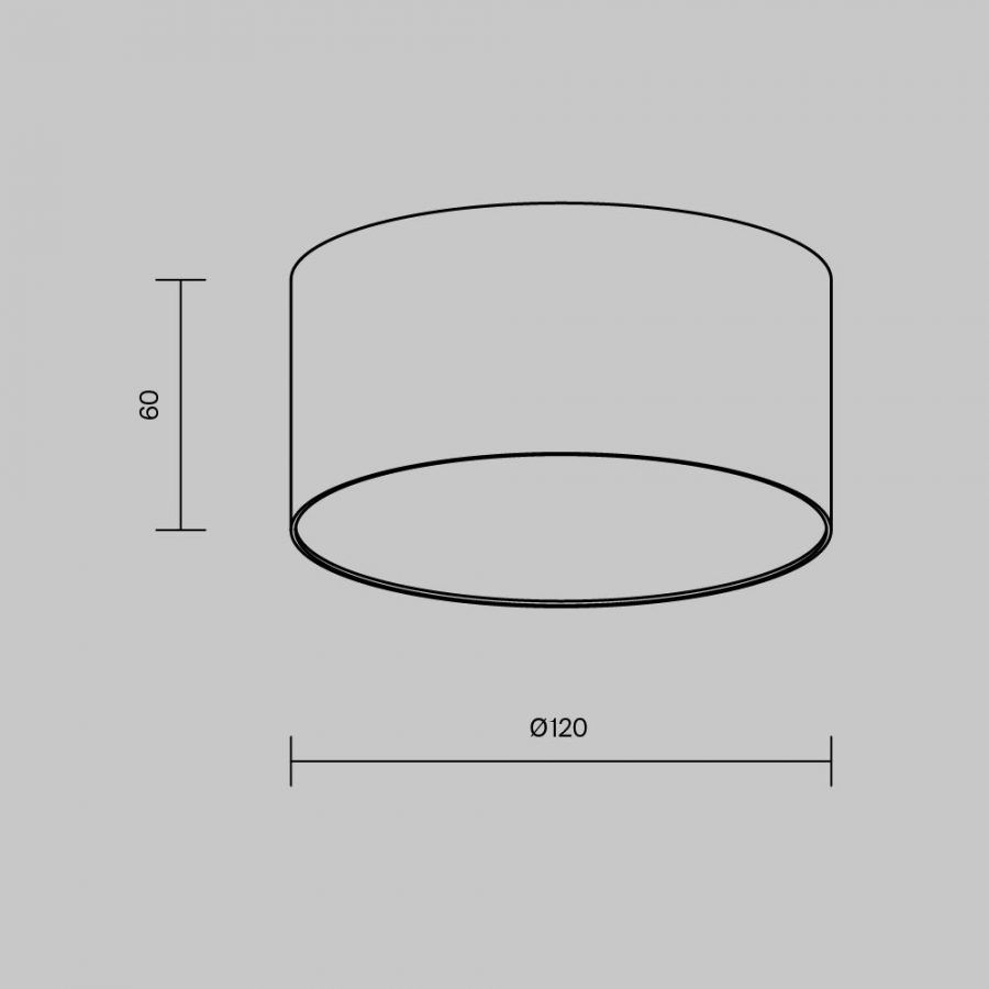 Потолочный светильник Technical C032CL-12W3K-RD-B