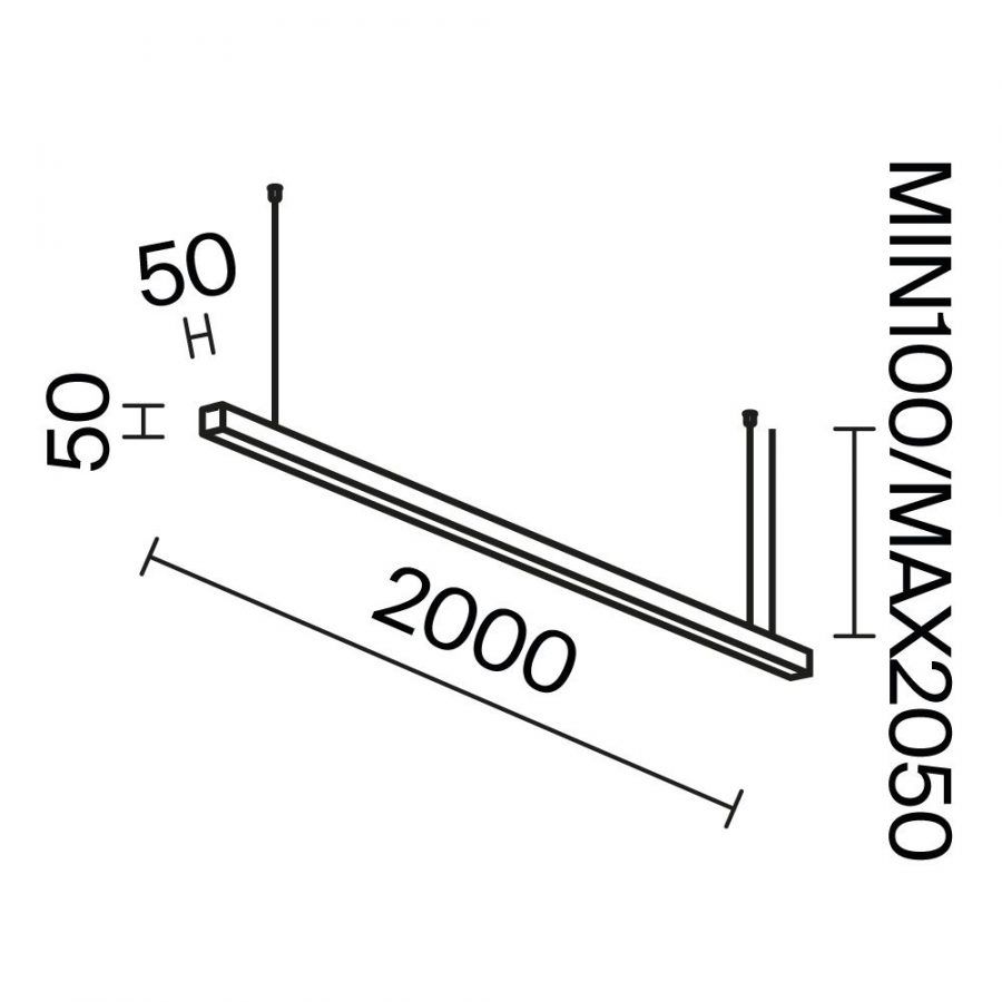 Линейный светильник Technical LL312023
