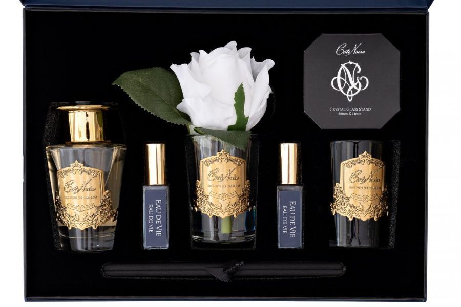 96CN-GP004 Набор подарочный Живая Вода/Eau de vie - диффузор 90мл, роза иск., спрей 2*5мл, свеча75гр