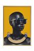 89VOR-AFRICAN GIRL1 Холст "Африканка-1" 100х70см, багет алюм(зол)