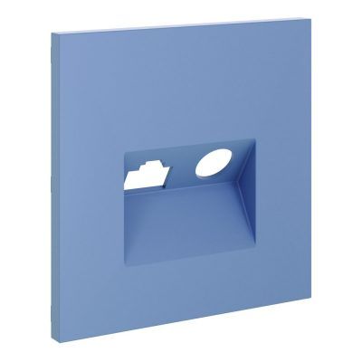 Накладка для розетки TV+RJ45 кат. 6, S70 (деним)