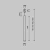 Трековый светильник Technical TR156-1-5W3K-PT