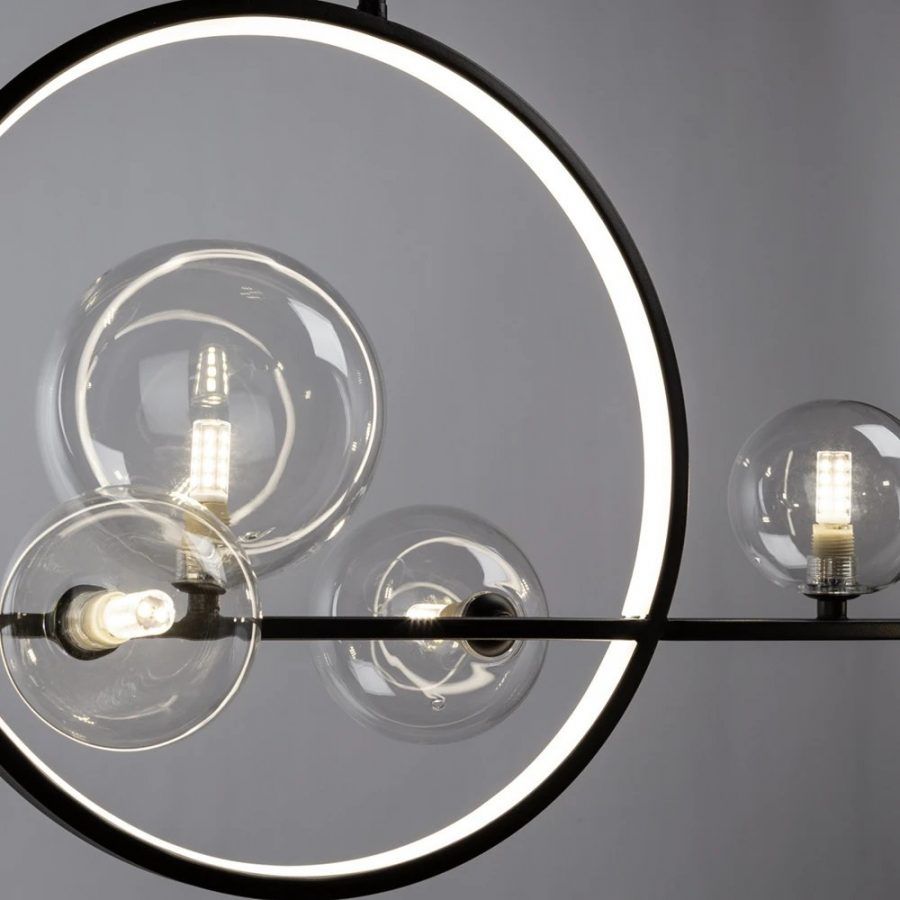 Люстра на штанге Arte Lamp SATURN A7791SP-59BK