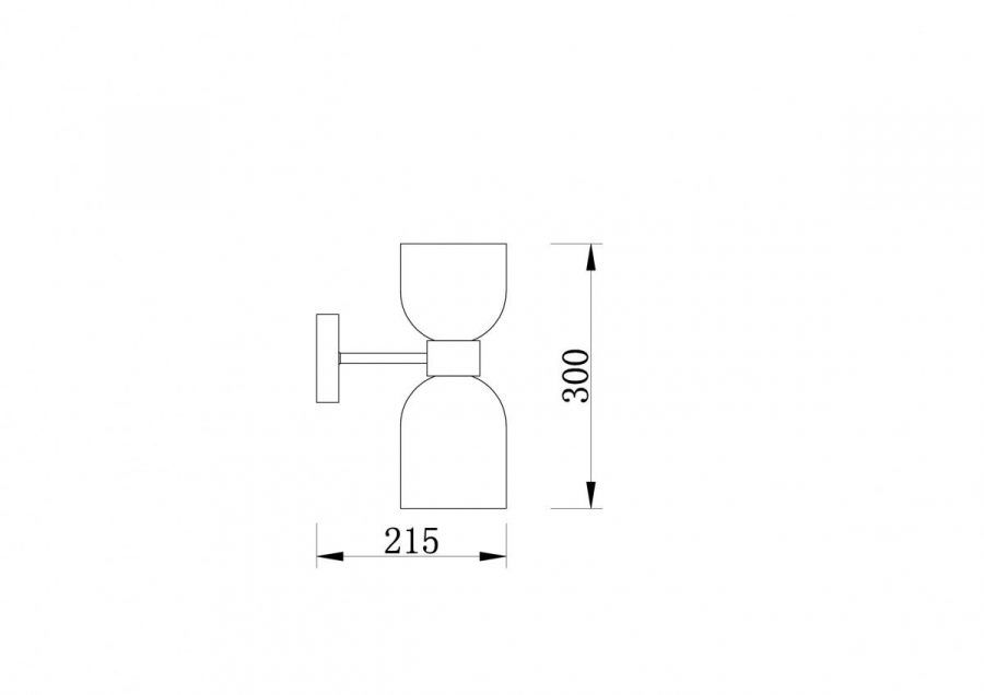 Настенный светильник (бра) Freya FR5203WL-02CH